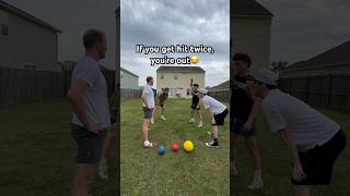 Spin the Bottle Throw the Dodgeball Game😂 funny game dodgeball sports throw [upl. by Enitsirk]