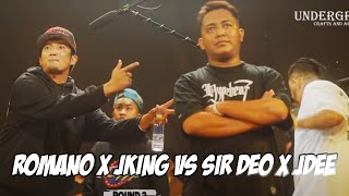 DEE amp SIR DEO vs ROMANO amp JKING  Reaction Video  Tito Shernan BALAGBAGAN [upl. by Galligan903]