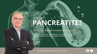 O que é pancreatite  Prof Dr Luiz Carneiro CRM 22761 [upl. by Llyrpa567]