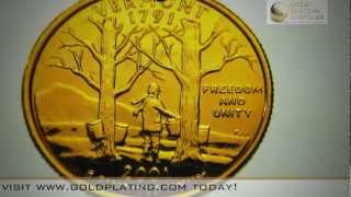 24K Gold Plating Solution  Pure Gold Plating a Quarter in RealTime [upl. by Yesnyl]