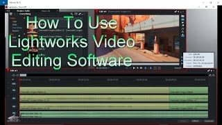 How To Make and Edit Youtube Videos for Free Part 2 Using Lightworks [upl. by Aihc]