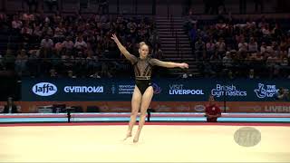 PEDRICK Denelle CAN  2022 Artistic Worlds Liverpool GBR  Qualifications Floor Exercise [upl. by Cavanagh122]