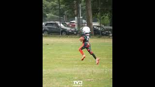 Metro City Hurricanes 9U Desmond Bilbro with the STRIP TD 🔥 football touchdown defense dc [upl. by Cynth]