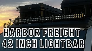 Harbor Freight cheap light bar installation [upl. by Clint578]