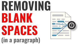 How to remove blank space between words in justified paragraphs [upl. by Orr]