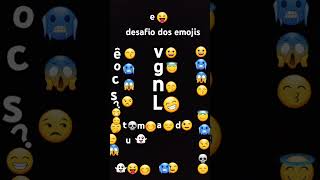 desafio dos emojis [upl. by Magocsi]