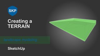 Creating a terrain using a point clouds in SketchUp [upl. by Canice]