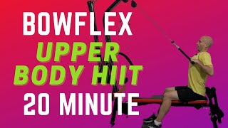 Bowflex Upper Body Workout  20 min HIIT  10 exercises [upl. by Sihtnyc]