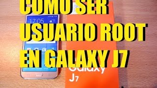 COMO SER USUARIO ROOT SAMSUNG GALAXY J7 [upl. by Artemahs74]