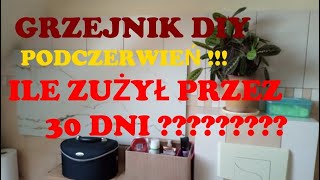 Tani grzejnik DIY na podczerwień ile kosztuje 30 dni ogrzewania [upl. by Gertrud]