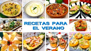 10 Recetas Fresquitas para el Verano  Disfrutando de la Dieta [upl. by Eemia]