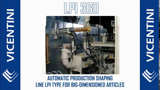 VICENTINI LPI 360 TYPE AUTOMATIC SHAPING LINE FOR PLATES AND BOWLS [upl. by Nosreip]