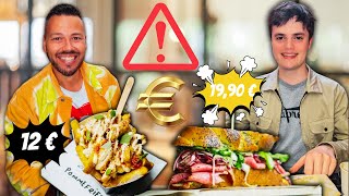 Les FRITES les PLUS CHÈRES de BELGIQUE  et un sandwich à 1990€ à ANVERS [upl. by Feinstein]