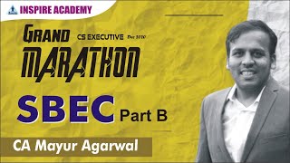 SBEC Marathon Part BCA Mayur Agarwal [upl. by Meeharb241]