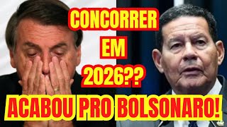 BOLSONARO TEM CRISE DE FÚRIA SEM BRECHA PARA RECURSO GENERAL MOURÃO  EMBOLADA [upl. by Oruhtra]