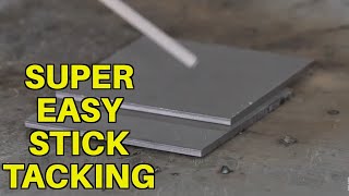 TFS The Coolest Stick Welding Tacking Trick I Learned [upl. by Aduhey]