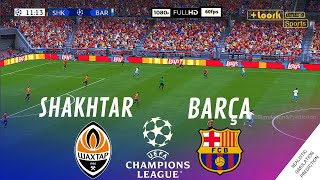 SHAKHTAR DONETSK vs BARCELONA  Champions League 2324 • Simulation amp Prediction [upl. by Serolod135]