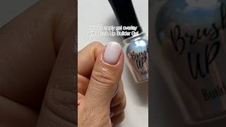 How to apply gel overlay with MISSU Brush Up Builder Gel 💅🏻💖 [upl. by Bolten]