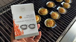 Grill amp Serve Scallops in Grillable Clam Shells [upl. by Johnny]