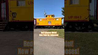 Red Caboose Motel New Paint for Cabooses pennsylvania train caboose lancaster traincar [upl. by Earal]