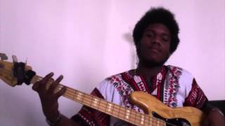 Please dont Stop  Richard Bona  Bass Cover [upl. by Heyward]