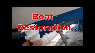 Replacing Marine Cockpit Drains Norfolk Broads Forum [upl. by Kinnie]