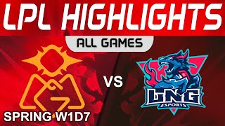 OMG vs LNG Highlights ALL GAMES LPL Spring Split 2024 Oh My God vs LNG Esports by Onivia [upl. by Ephrem322]