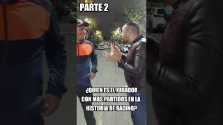 QUIEN ES EL JUGADOR CON MAS PARTIDOS EN LA HISTORIA DE RACING PARTE 2 shorts [upl. by Kired]