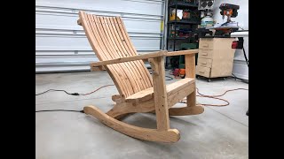 Blog Adirondack Rocking Chair Build Part 1 [upl. by Anuahs495]