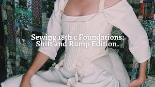 I Made Simplicity 8579 and the Frances Rump Pattern by Scroop Patterns  18th Century Foundations [upl. by Henigman]