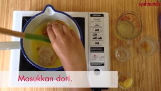 Resep Makanan Bayi  Sup Dori Labu Kuning [upl. by Sindee758]