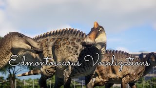 Custom Edmontosaurus Vocalizations  Paleo Art  Edmontosaurus  Jish AnimtesHelenasHellHouse [upl. by Millan]