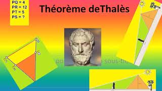 le théorème de Thalès introduction [upl. by Barbey]