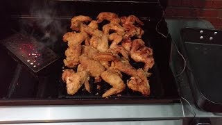 Smoke Fried Chicken Wings on Weber Genesis II E310 Grill [upl. by Gunthar701]