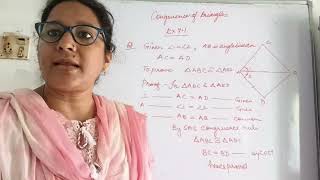 class 9th congruence of triangle Physics by Madam Ansari is live [upl. by Clementia]