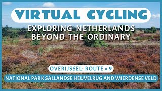 Fietsroute Nationaal Park Sallandse Heuvelrug en Wierdense Veld  Virtueel Fietsen [upl. by Nortal]