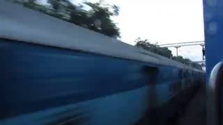 800 Gatimaan Express blasting at Palwal and overtaking Chhattisgarh Express [upl. by Gunning]