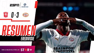 ¡GOLEADA PUNTAJE PERFECTO Y CIMA EN SOLEDAD  Twente 03 PSV  RESUMEN [upl. by Anircam]