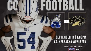 FB vs Nebraska Wesleyan University [upl. by Ennovihs189]