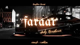 Faraar by Anky Randhawa  Garry X  isekhxn  Roughtone Records  Latest Punjabi Songs 2024 [upl. by Siladnerb5]