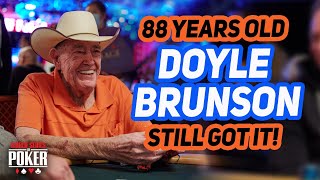 Doyle Brunson Plays First WSOP Main Event Since 2013 [upl. by Vivyan]