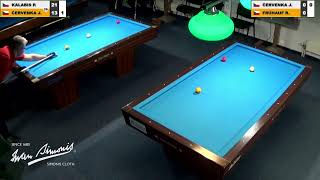 Czech Tournament  3cushion  Grand prix 3C  MT  Petr Kalabis v Jiří Červenka [upl. by Akinohs]