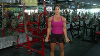 How to Do Standing Dumbbell Curls [upl. by Ruffina]