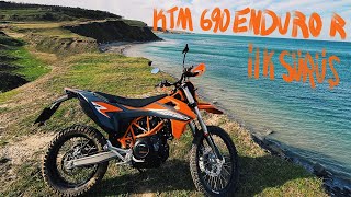 KTM 690 Enduro R  Asfaltta ilk sürüş  Bölüm 1 [upl. by Lipson]