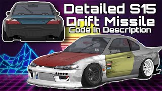 Detailed S15 Drift Missile Custom Livery CODE  FR Legends FreeCode FrLegendsLiveryCodes [upl. by Micheal]