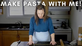 How to make pasta without a machine PICI from scratch [upl. by Mccoy]