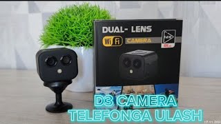 D3 A10 A9 MINI WIFI KAMERA TELEFONGA ULASH V720 UZBEK TILIDA [upl. by Acysej482]