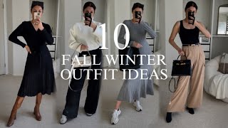 10 OUTFIT IDEAS FALL WINTER  Zara HampM Amazon  The Allure Edition [upl. by Rafael]