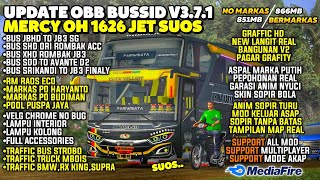 SPESIAL OBB BUSSID TERBARU V371 SOUND MERCY OH 1626 JET SUOS Graffic HD All Map Full Rombak⁉️ [upl. by Gustaf]