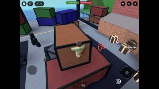 Doing a trick shot in mm2 aim trainer [upl. by Aonehc820]